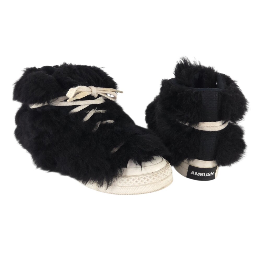 Converse x Ambush Chuck 70 Fuzzy US 5 EU 35 Womens Black Sneakers $140